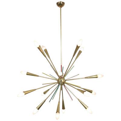 “Sputnik” Hanging Lamp attributed to Stilnovo, Italy