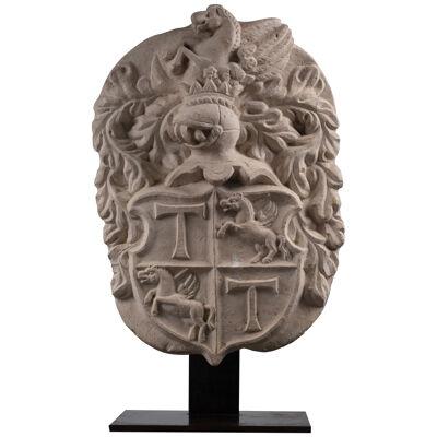 Marble coat of arms - 17th century
