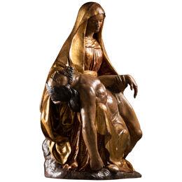 Pietà, attributed to Alonso Berruguete Wood Early 16th century