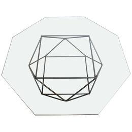 Geometric Bronze Coffee Table by Milo Baughman for Directional