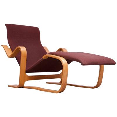 Vintage Marcel Breuer Bent Plywood Chaise Longue / "Long Chair" for Knoll