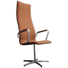 Vintage "Oxford" Swivel Desk/Arm Chair by Arne Jacobsen for Fritz Hansen