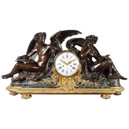 Magnificent French 19th Century mantel clock, Victor Paillard, Paris