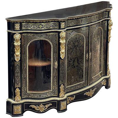 19th Century French Boulle Credenza.
