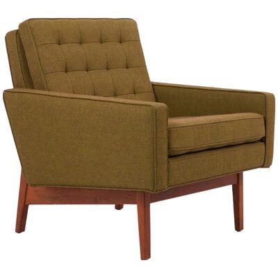 New Upholstered Jens Risom Lounge Chair in Risom Camira Fabric US, 1950s