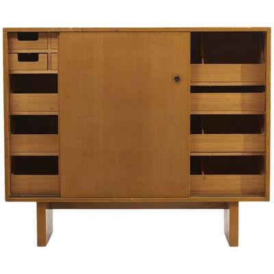 Wooden Cabinet with Many Drawers by James Wylie for Widdicomb, US, 1950s