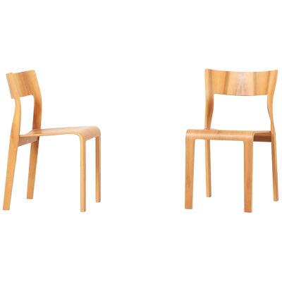 Pair of "Torsio" Chairs by Röthlisberger, Switzerland	