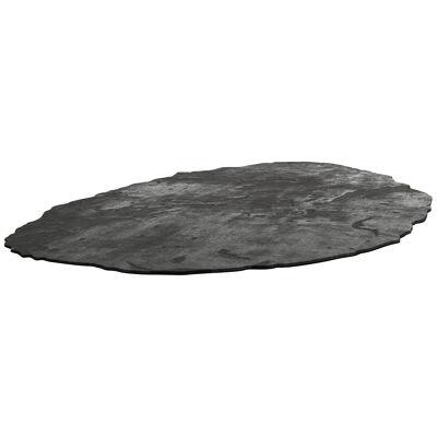 SUPERSONIC Charcoal Silk Wool Rug