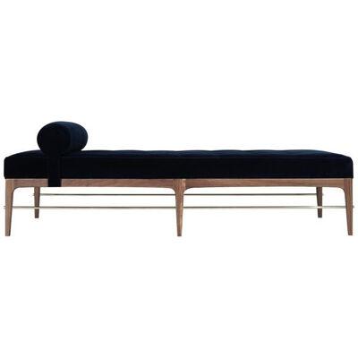 Linear Daybed in Natural Walnut by Stamford Modern