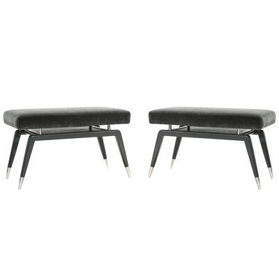 Set of "Gio" Stools in Grey by Stamford Modern