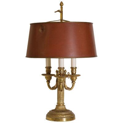 19th century Bouillotte lamp