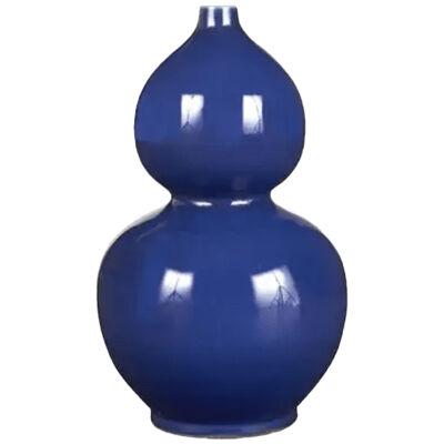 Small Royal Blue Stacked Vase