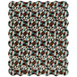 Mosaico Hand-Tufted Modern Wool Rug with Multicolor Pattern By Apadana
