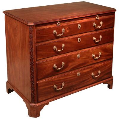 A Chippendale period mahogany chest of drawers
