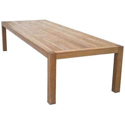 Parsons Table with Classic Limed Oak Finish, Built to Order