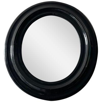 A French Napoleon III Oval Mirror   