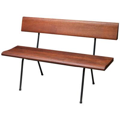 Mid-Century Bench in solid teak, The Netherlands, 1950s