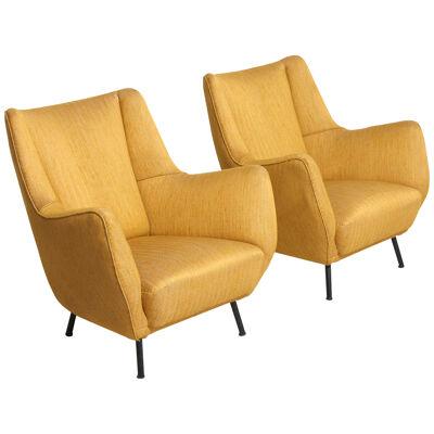 Pair of Easy Chairs, Italy - 1950's