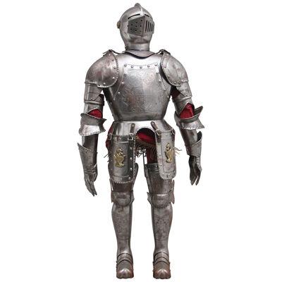 An impressive early 20th miniature suit of armour