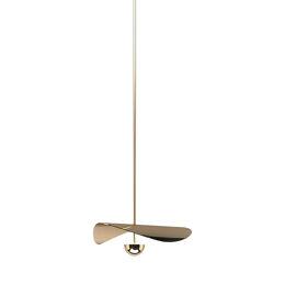 Bonnie Contemporary LED Large Pendant, Solid Brass or Nickel, Handmade/Finished