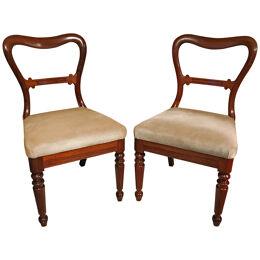 Pair of Gillows Regency Rosewood Chairs