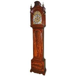 Chippendale Mahogany Longcase Clock