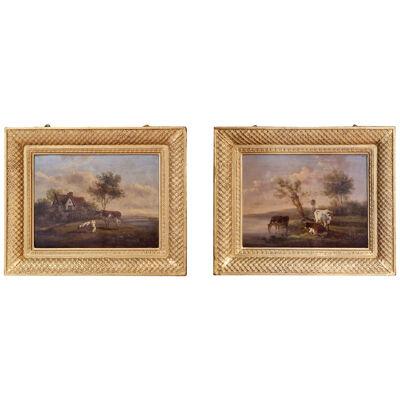 Pair of Early 19th. Century Oil Paintings