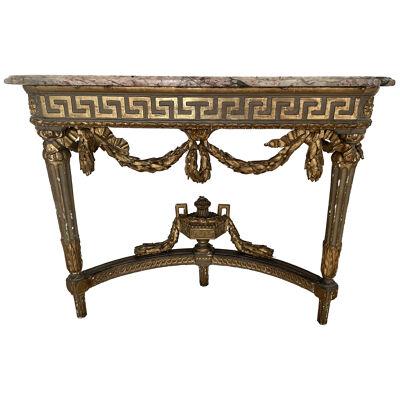 Louis XVI period console table