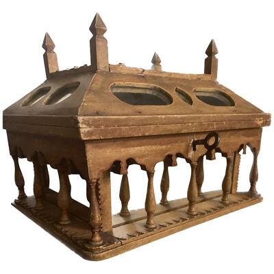 Indian temple shaped box anno 1901.